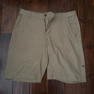 Lululemon Khaki Performance Shorts